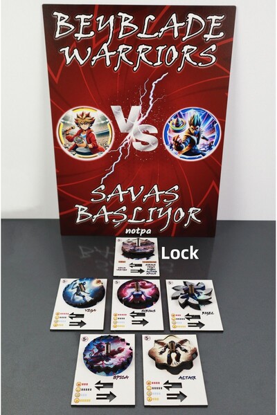 kutuTR 3D Puzzle for Kids Beyblade Set 6 Card Hero Hero and 5 Warriors