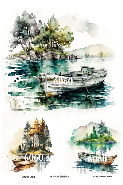 LİNEART ورق ديكوباج نحاسي - رقم: 6060، 29x42 سم