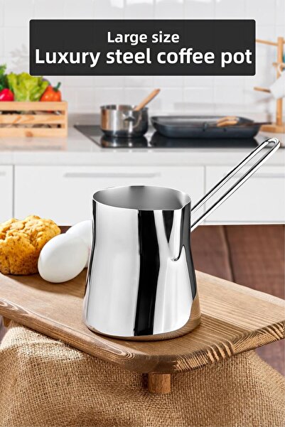 EWs 750 ml Stainless Steel Large Size Coffee Pot - 9 Cup Size