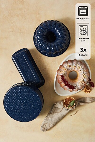 Emsan Wellbake Set of 3 Cake Molds