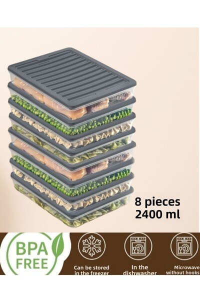 VZN Horizontal Refrigerator Diffuser Organizer Storage Container Microwave Container Message for Color