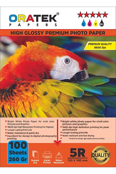 ORATEK Maxify GX3010 - Hârtie foto lucioasă 13x18cm, compatibilă Everday, 260gr, 100 buc.