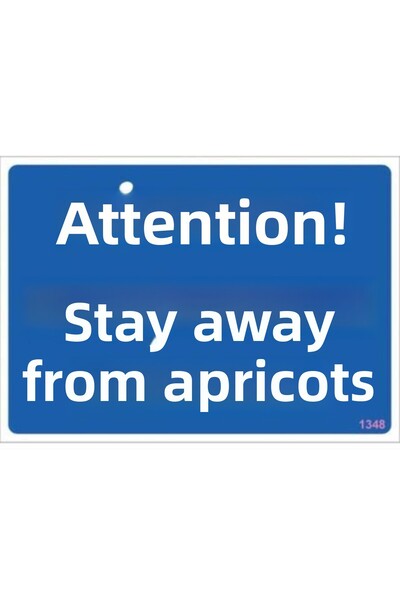 MarDyHome علامة تحذيرية بعيدًا عن الأشرطة 25x35 CODE:1348