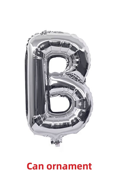 Cansüs 100cm 40 Inch Silver Letter Foil Balloon