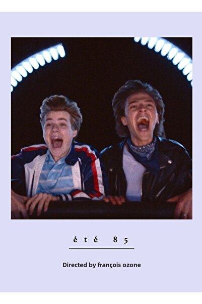 Universal Ете 85 (Франсоа Озон) Лято 85 Френски филм, Дървен плакат за рисува...