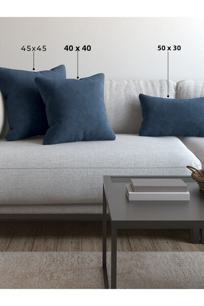 Demor Home Pernă Soft Series Pigeon Blue, husă de pernă