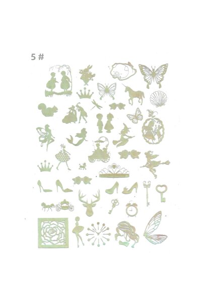 Beauty Box Fairy Tale Rășină Artă Rășină Artă Autocolant Model Holografic Aut...