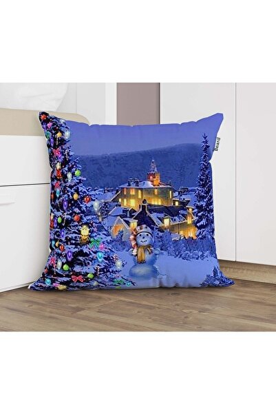 Sakallı غطاء وسادة مزخرف مطبوع ثلاثي الأبعاد