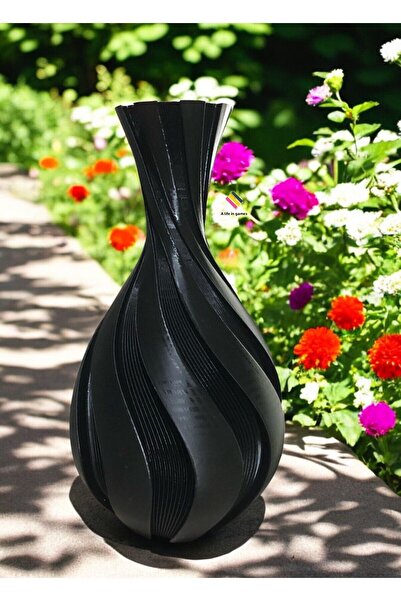 a life in games Vază decorativă modernă elegantă / mare – design de flori artificiale cu opțiuni lungi și scurte alb și colorat 21 cm