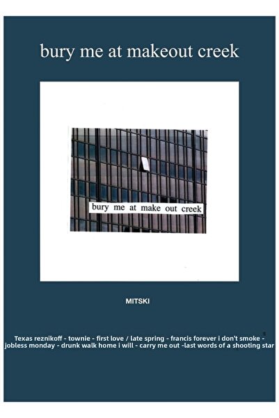 Universal Mitski - Burial at Makeout Creek Tablo Ahşap Poster Decorativ