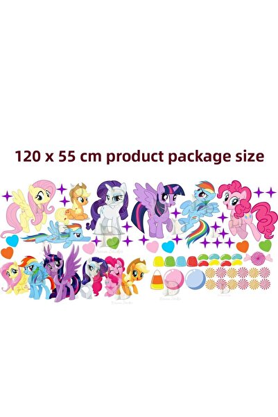 KT Decor My Little Pony Girl's Room Wall Sticker Set