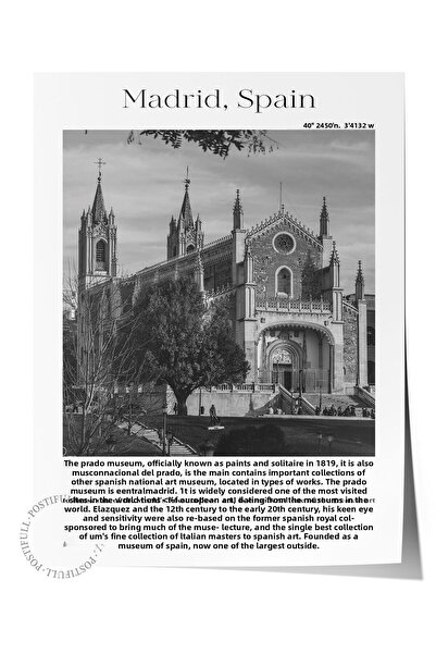Postifull Madrid - Spania, Poster tematic oraș, Poster de perete fără încadrare, Nr.:30023