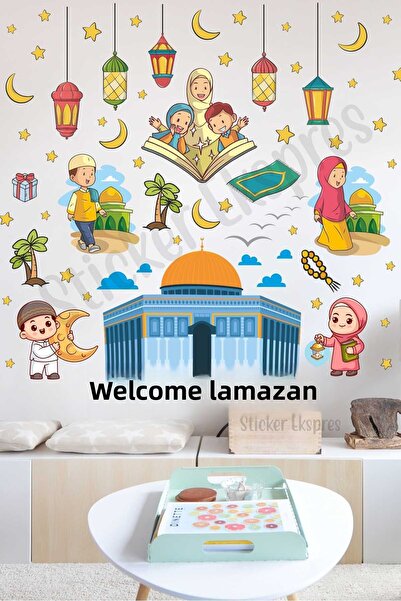 Sticker Ekspres Set de autocolante pentru ușă de perete din sticlă pentru Ram...