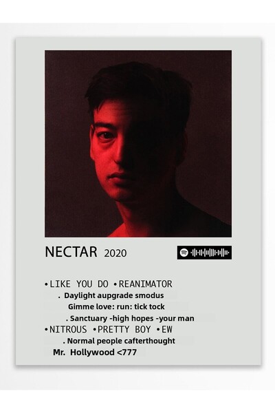 Postifull Αφίσα άλμπουμ Polaroid συμβατή με Spotify - Διακόσμηση τοίχου - Χαρ...