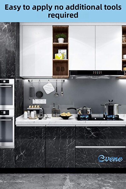 CNGZSHOP 5 метра лепило с мраморен десен - за кухня, баня, плот, стена и маса