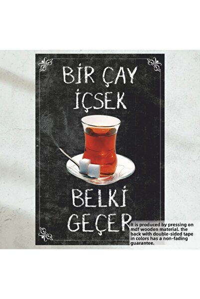 Hayat Poster o băutură de ceai poate târziu decorarea casei pictură ceai cita...