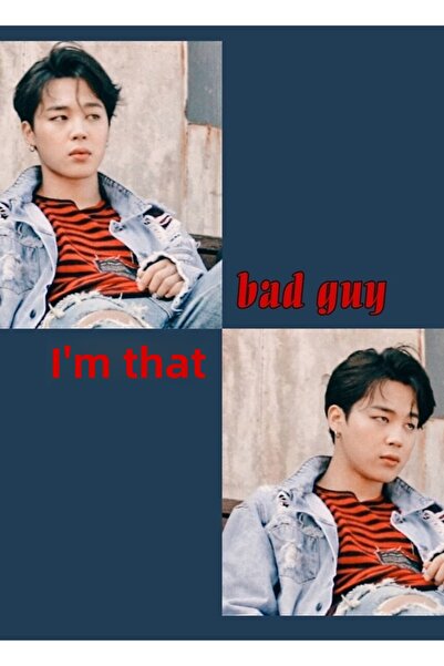 Universal Jimin - I Am The Bad Guy Ξύλινη Αφίσα Ζωγραφικής Διακοσμητική Ξύλιν...