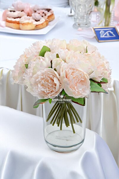 Yapay Çiçek Deposu Floare artificială, 6 bucăți, buchet de trandafiri înflori...