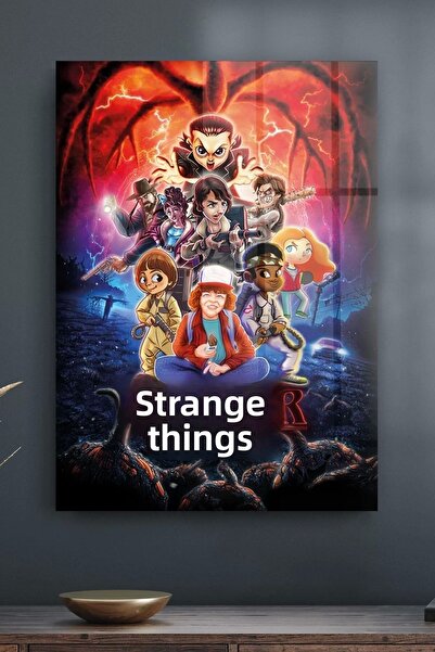 Decovetro Tablou din sticlă Stranger Things