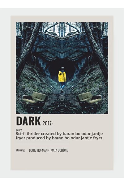 fırsatlar diyarı Dark Dizi Info Card Poster de perete cu carduri de informații