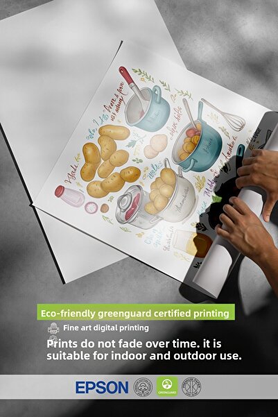 Postifull Wooden Framed Painting, Secret Recipe, Comfort Series Kitchen Wooden Painting, No:109066