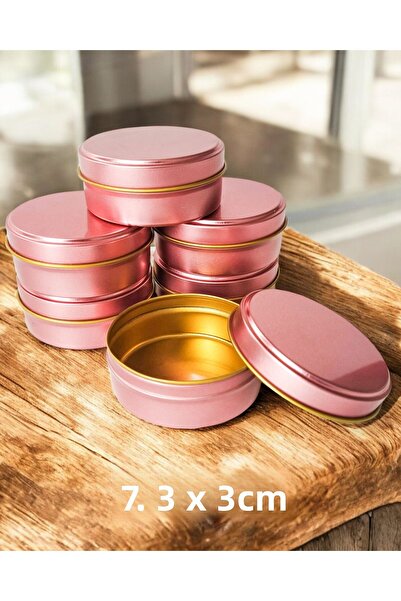 ayyagift صندوق معدني متين - صندوق هدايا وشموع 10 قطع