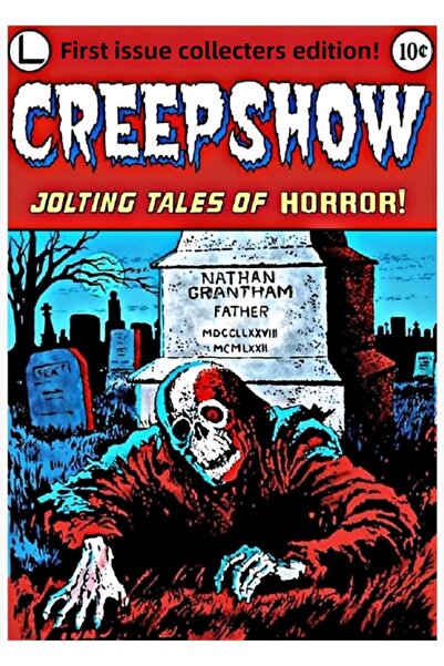 Universal Декоративен дървен плакат  "Крийпшоу " с мотив  "Надгробна маса "