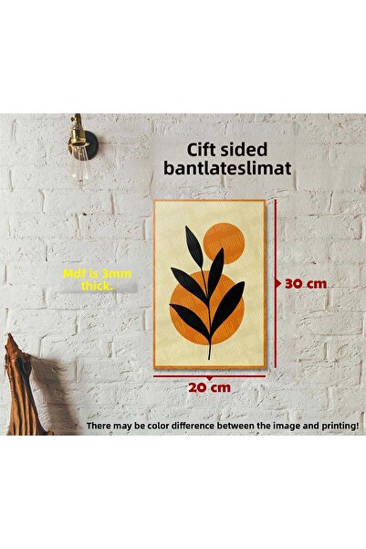 Borambalaj Design de pictură cu ilustrații florale tematice de culoare 20x30cm