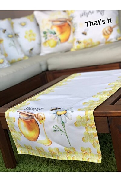 Evmila Honey Honeycomb Pattern Runner 2260