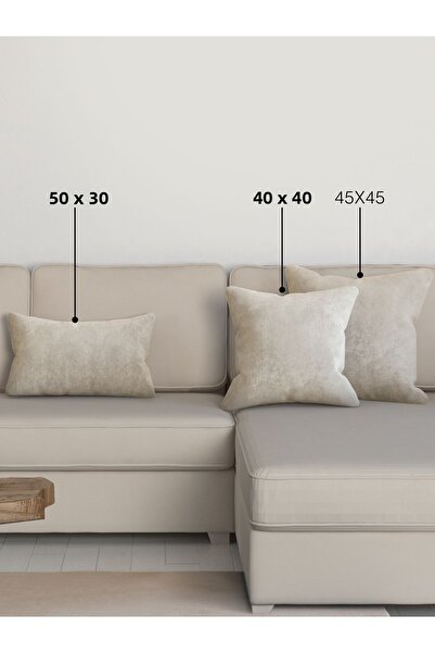 Perle غطاء وسادة رمي من سلسلة Home Daily Ecru