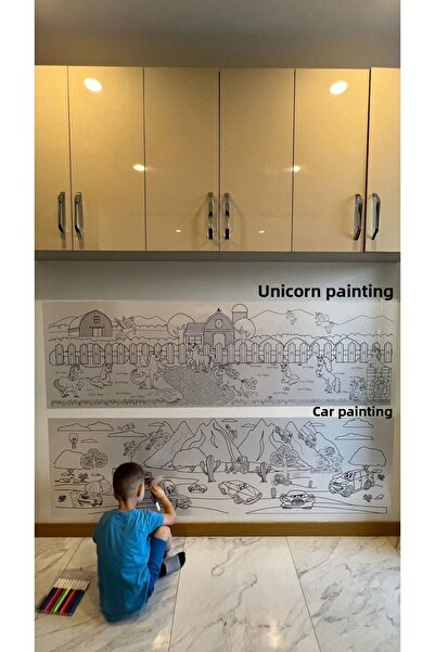 statik kağıt Pictură Doya Doya cu proprietăți de aderență statică 150x500 (un...