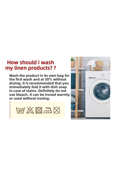 NDC HOME Three Tassels Linen Cream Throw Pillow Cushion Cover (35 x 55)