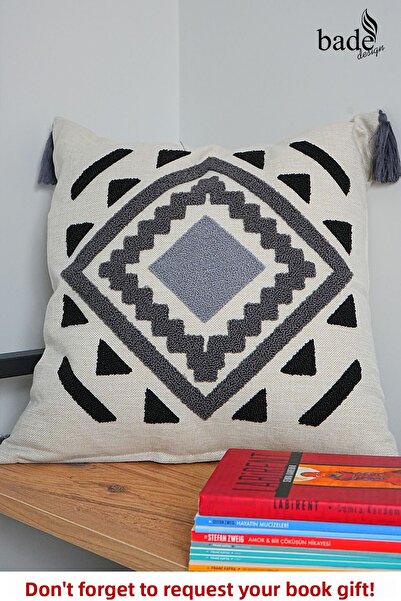 Bade Design 2-Piece Punch Embroidered Throw Pillow Pillow Covers - Very Preferred