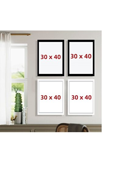Senden Hediye 30X40Cm Wall Frame - Set of 2 - Adhesive, Non-Leaving Traces and Stains