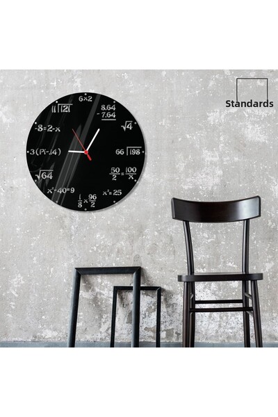 standarts W'Clock Decorative Wall Clock - Mathematics