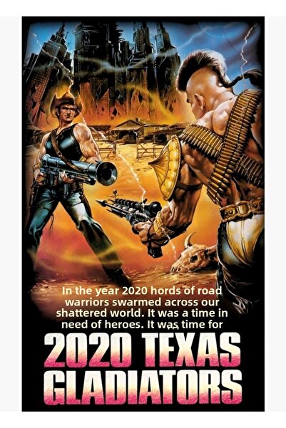 Universal Poster decorativ din lemn cu pictură Gladiatori din Texas 2020