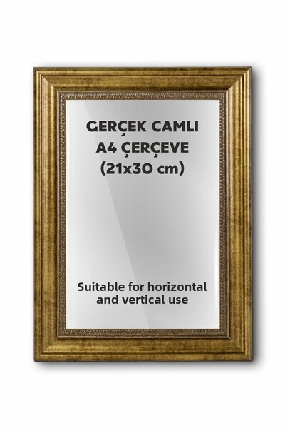 beedene Real Glass Frame A4 21Cmx30Cm Diploma Frame Document Frame Photo Frame