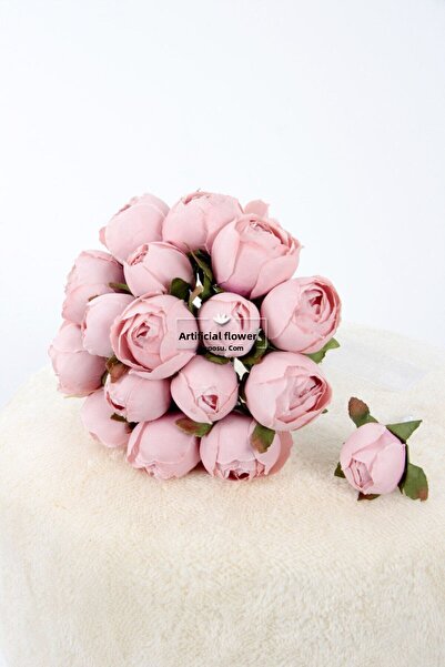 Yapay Çiçek Deposu Buchet de mireasa 17 buchete de bujori, trandafiri, liliac