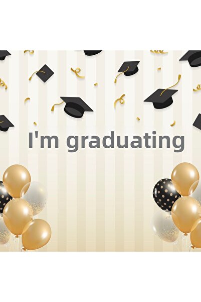 TELLGRAF REKLAM HİZMETLERİ مشمع التخرج مناسب للاستخدام في المدارس (الخلفية) 1...