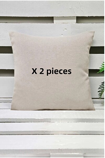 Belomia Home Collection Калъф за възглавница крем 40x40 см 2 броя