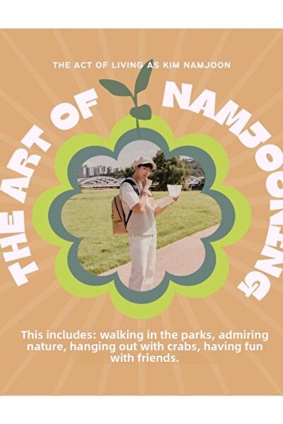 Universal Namjooning 2 Ξύλινη Διακοσμητική Αφίσα Τραπεζιού Κωδ.4324