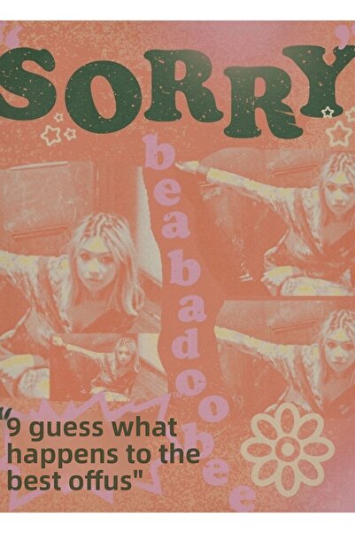 Universal Beabadoobee Üzgünüm Tablo Poster decorativ din lemn