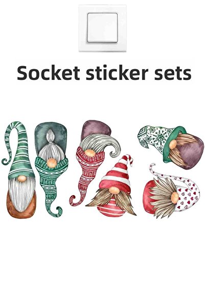 Kt Grup Seturi de autocolante Mega Prize de Anul Nou Crăciun Fericit