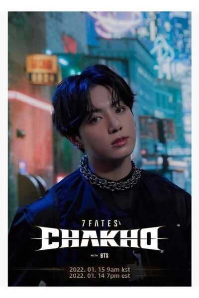 Universal Poster decorativ din lemn Bts Jungkook 7 Fates Chakho Cod1434