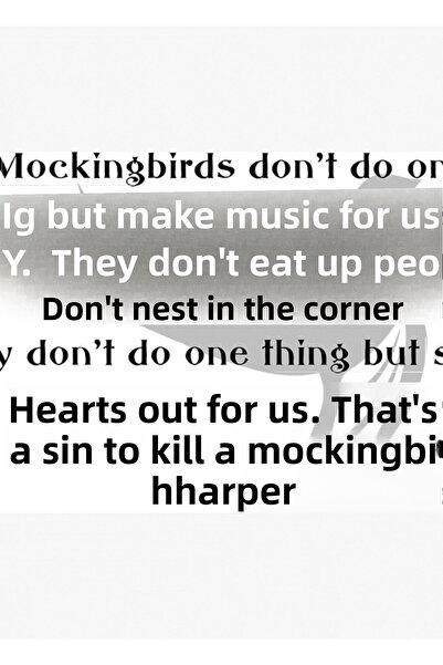 Universal Krw Bülbül: Citat pentru a ucide, tablou, poster decorativ din lemn