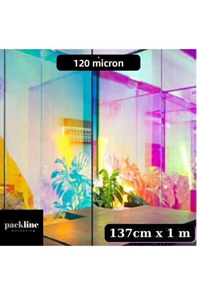Packline Bukalemun Hologram Decorative Glass Film 137cm X 1 Meter