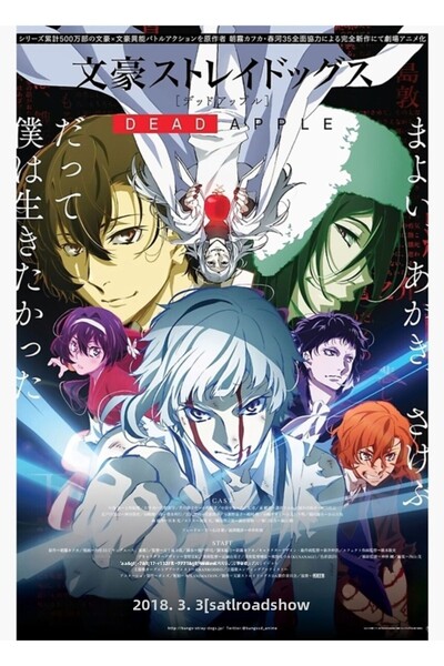 Universal Ölü Bungou Kaçak Ξύλινη διακοσμητική αφίσα με κινούμενα σχέδια