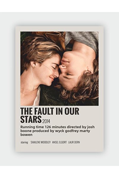 fırsatlar diyarı The Fault In Our Stars Film Info Card Poster de perete