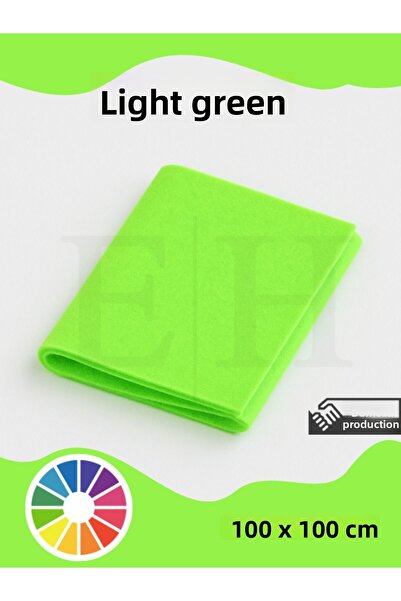 EUROLUXE Light Green Meter Thin Felt Fabric Felt 1 mm Activity Felt Colored F...
