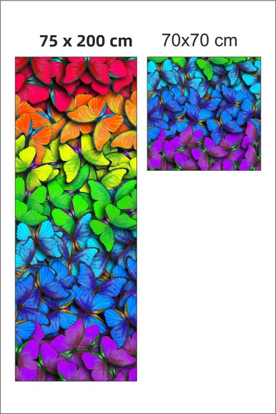 efekt reklam Refrigerator and Dishwasher Cover Covering Butterfly Self Adhesive Sticker Foil Covering
